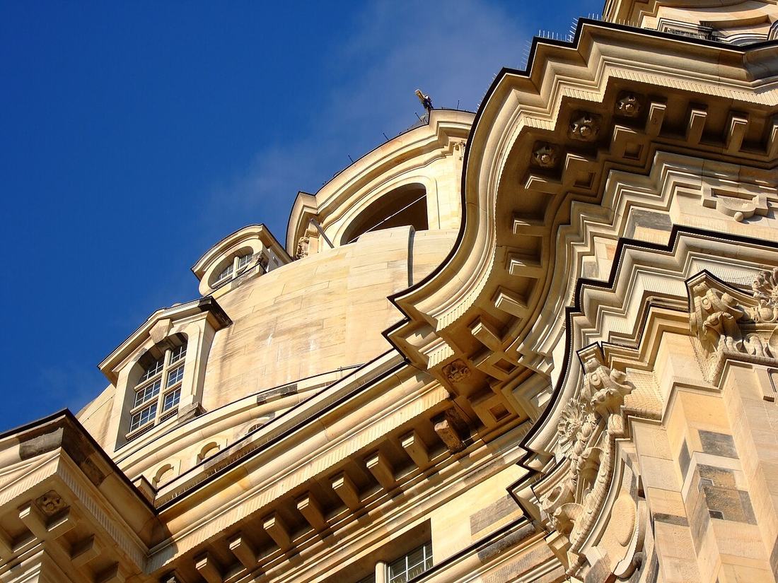 Detail der Frauenkirche Dresden