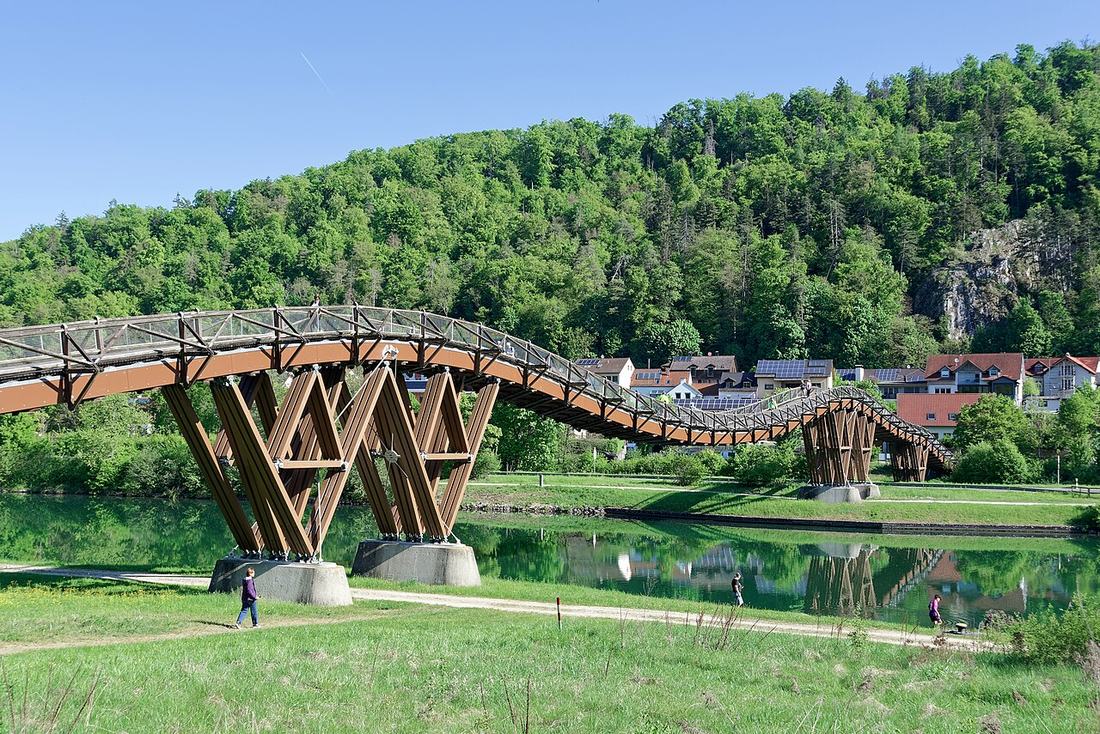 Holzbrücke bei Essing