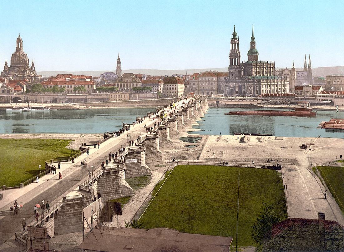 Historische Ansicht von Dresden