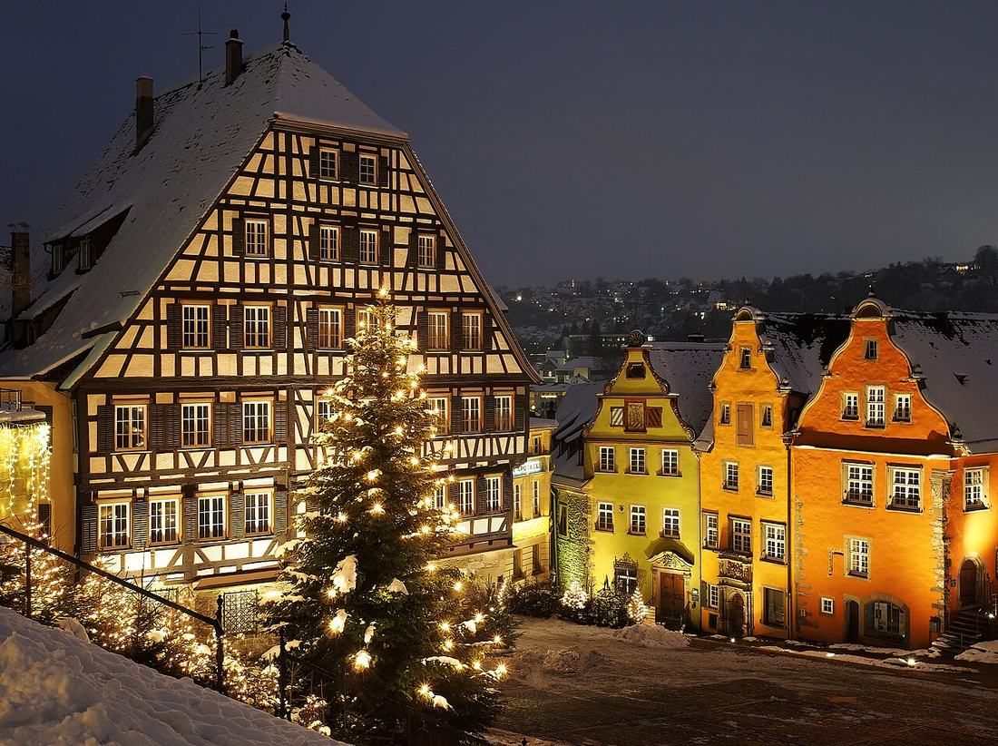 Schwäbisch Hall im Winter